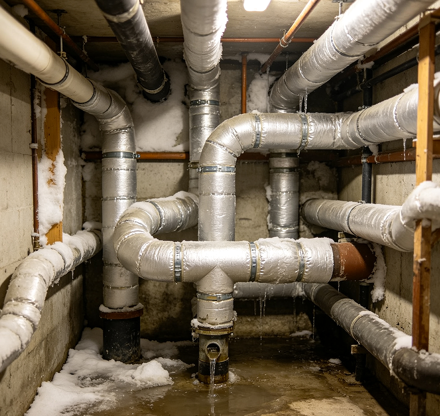 Custom Winter Pipe Grease Condensation Unblocking Service